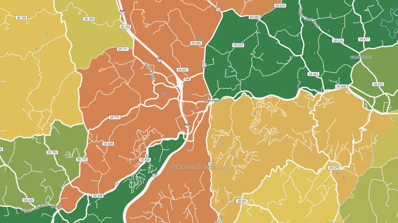 24328, VA Map of Theft Rates