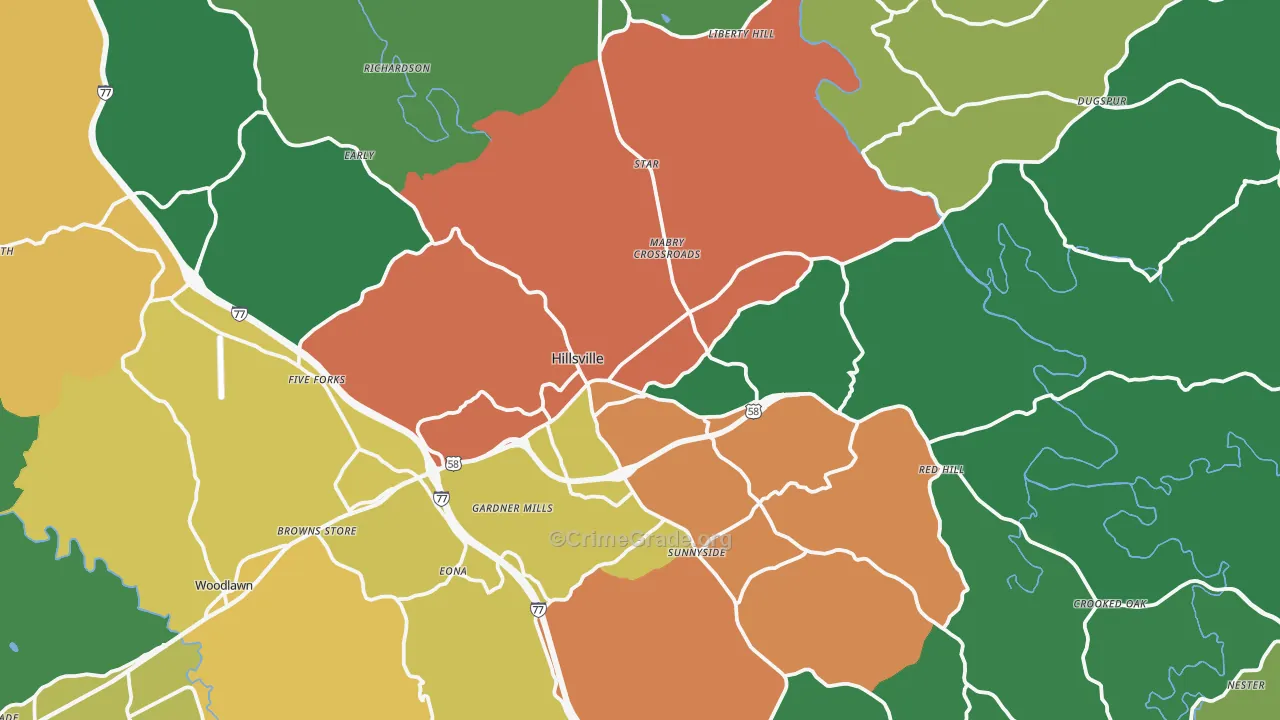 24343, VA Map of Theft Rates
