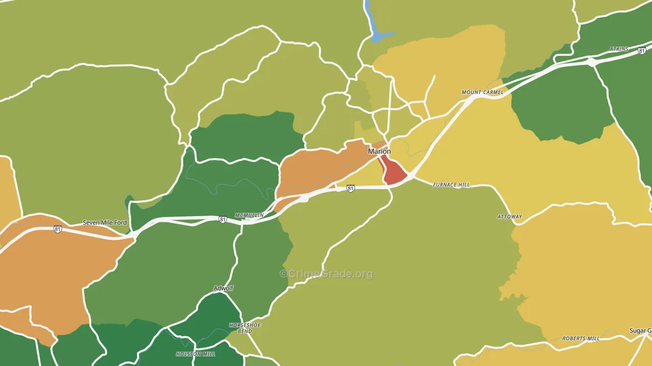 24354, VA Map of Theft Rates