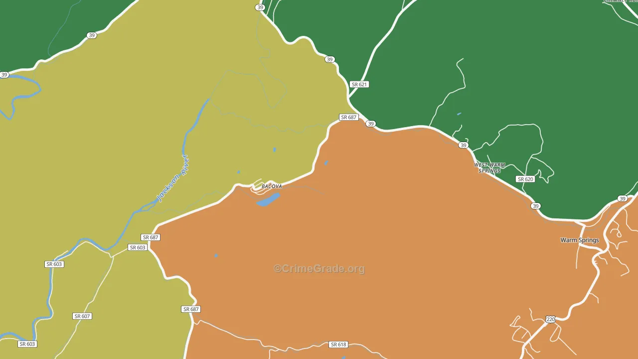 24412, VA Map of Theft Rates