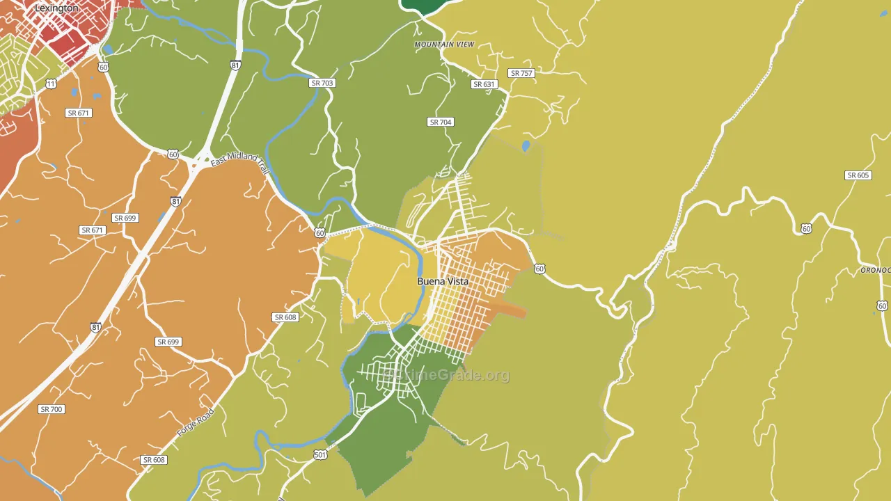 24416, VA Map of Theft Rates