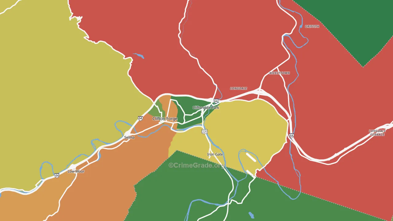 24422, VA Map of Theft Rates