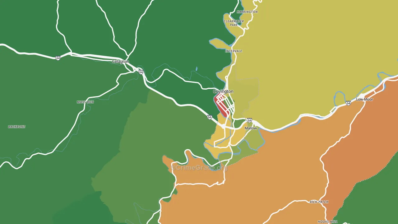 24426, VA Map of Theft Rates