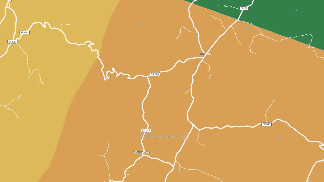 24433, VA Map of Theft Rates