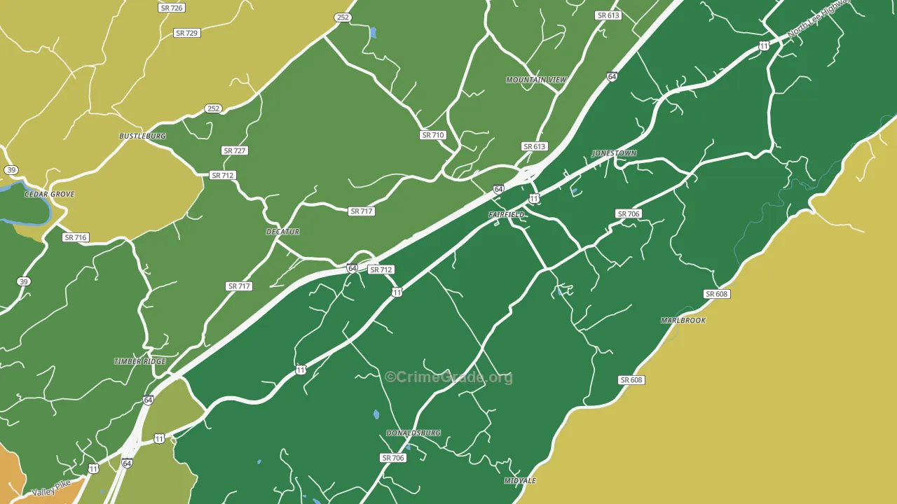 24435, VA Map of Theft Rates