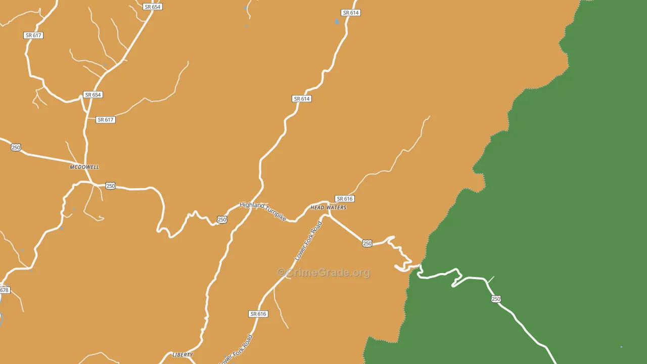24442, VA Map of Theft Rates