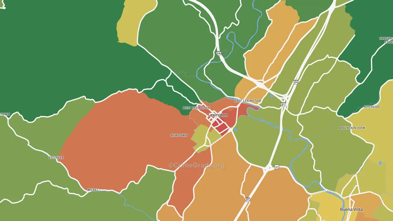 24450, VA Map of Theft Rates