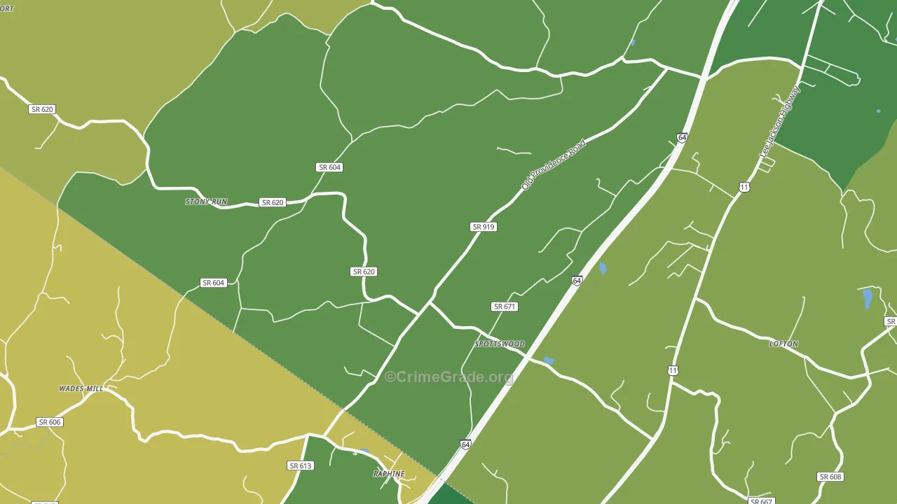 24476, VA Map of Theft Rates