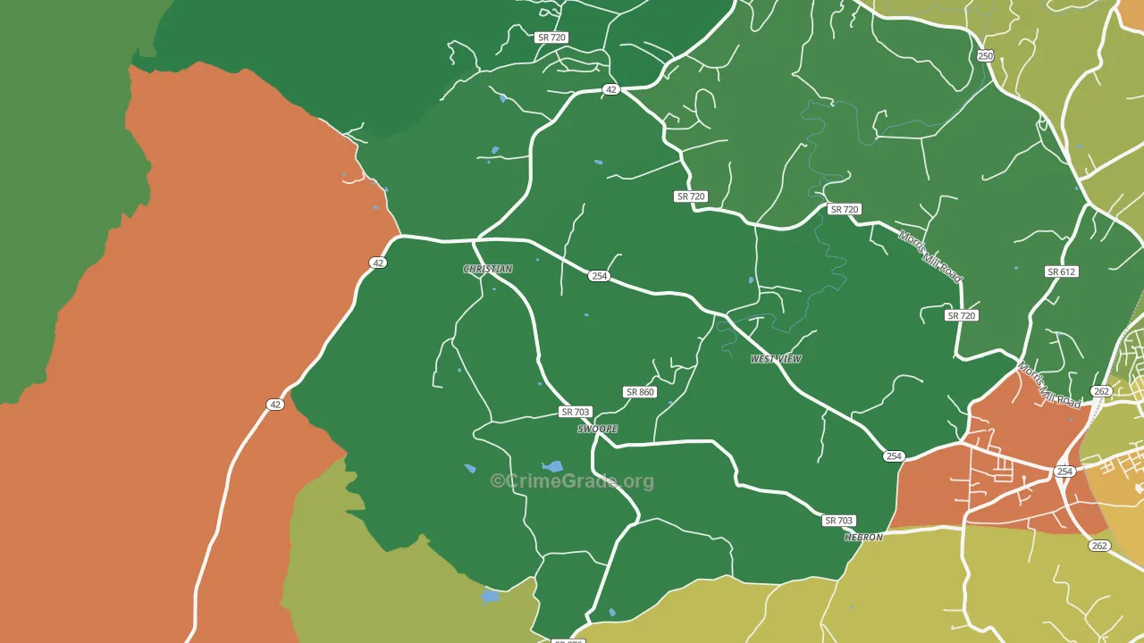 24479, VA Map of Theft Rates