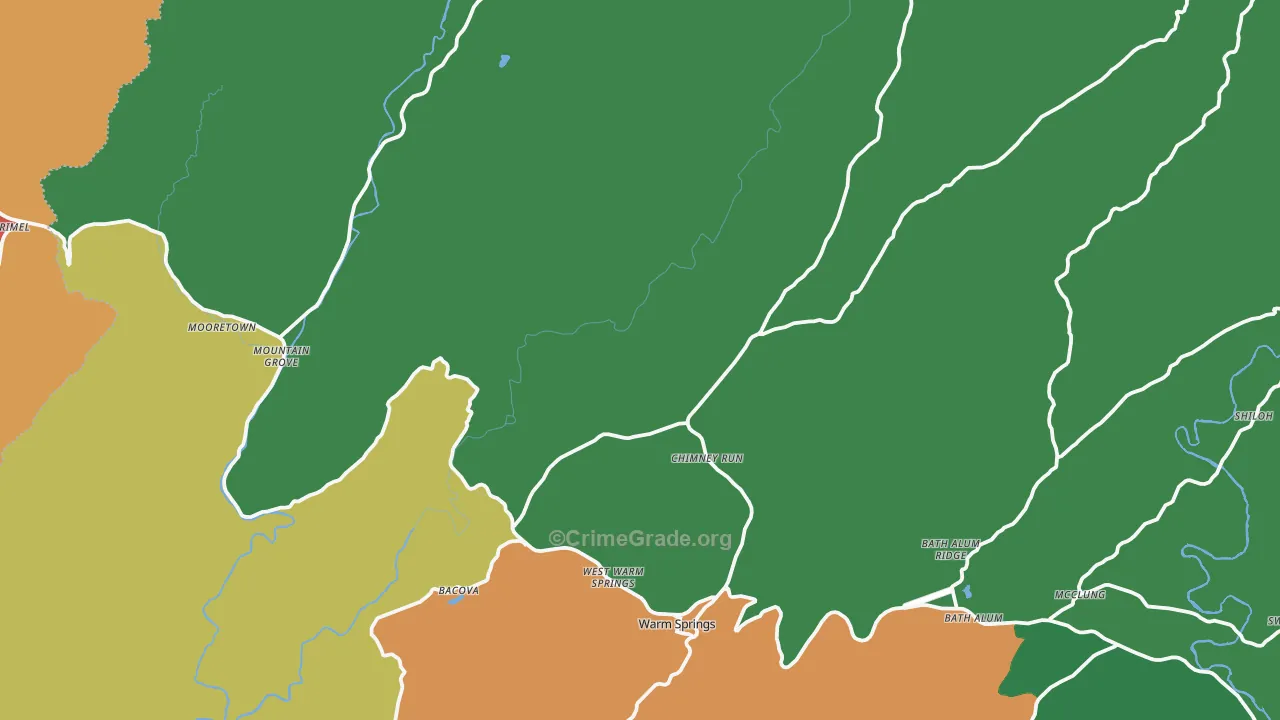 24484, VA Map of Theft Rates