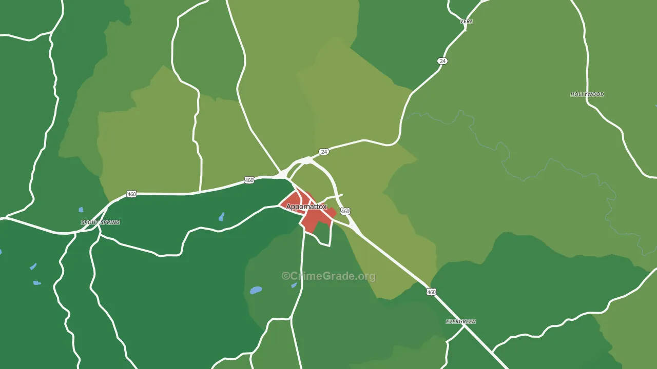 24522, VA Map of Theft Rates