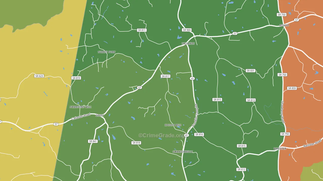 24530, VA Map of Theft Rates
