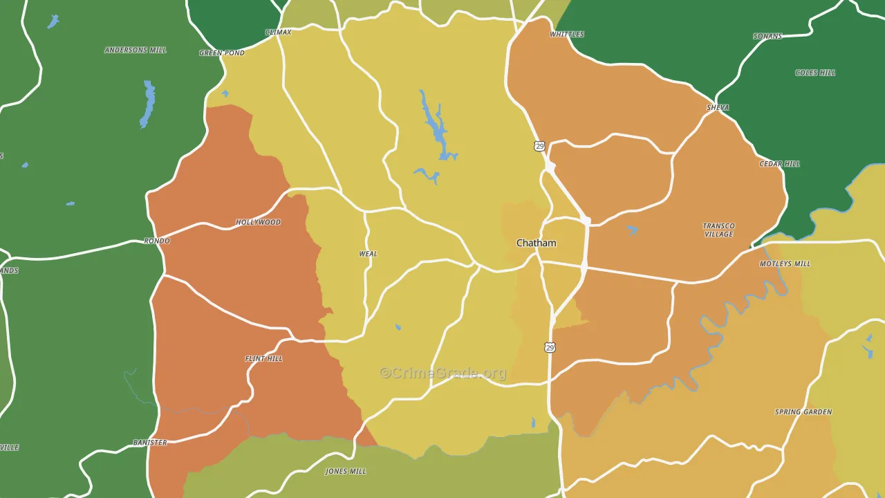 24531, VA Map of Theft Rates