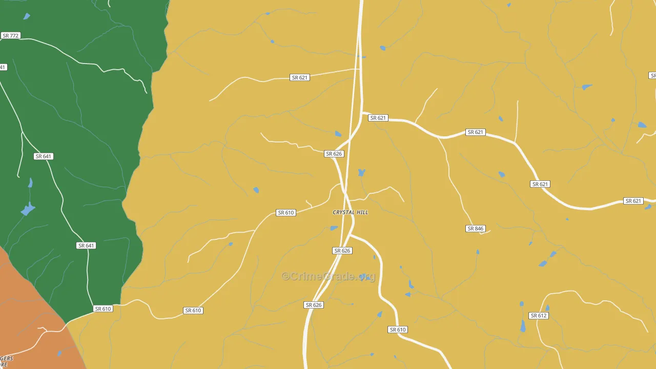 24539, VA Map of Theft Rates