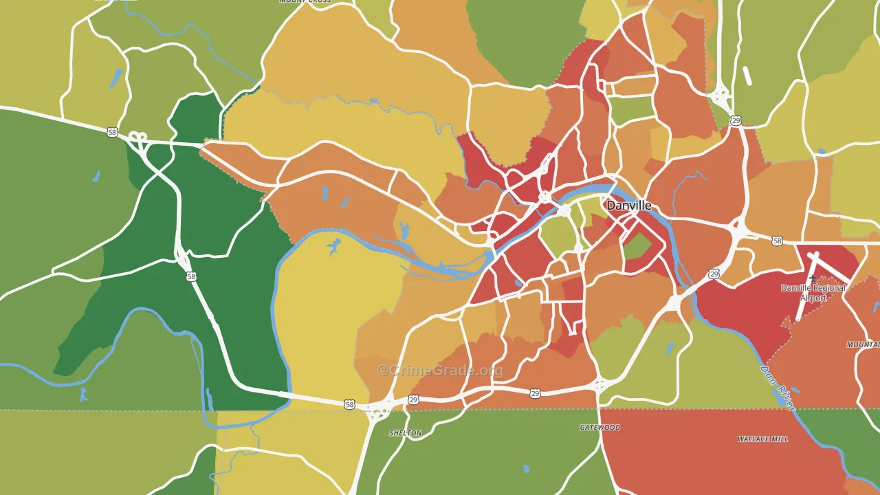 24541, VA Map of Theft Rates