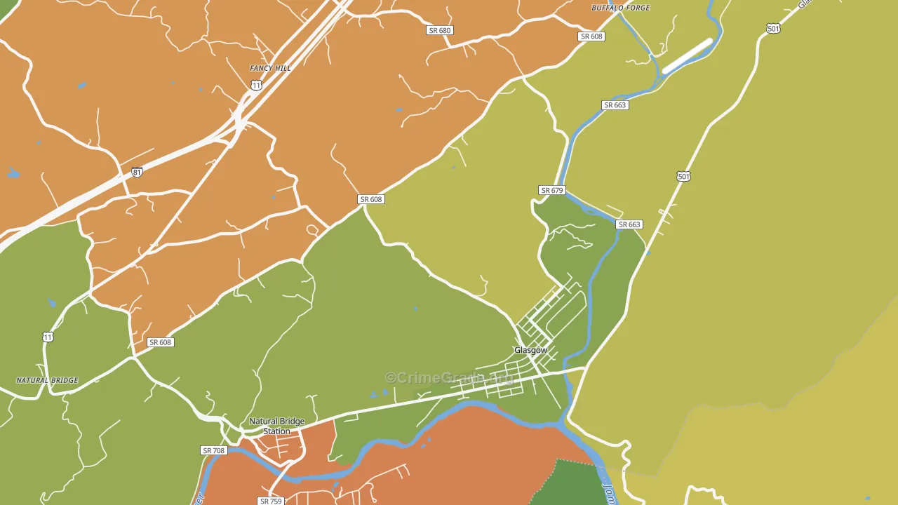 24555, VA Map of Theft Rates