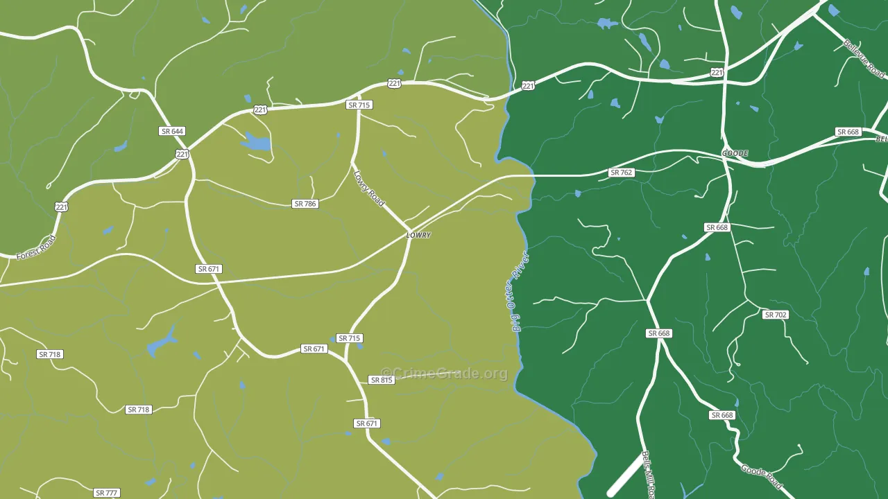24570, VA Map of Theft Rates