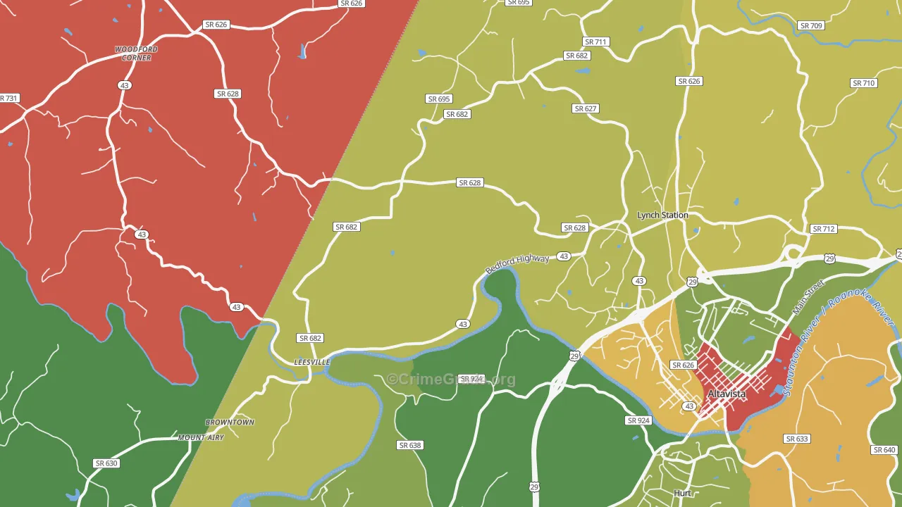 24571, VA Map of Theft Rates