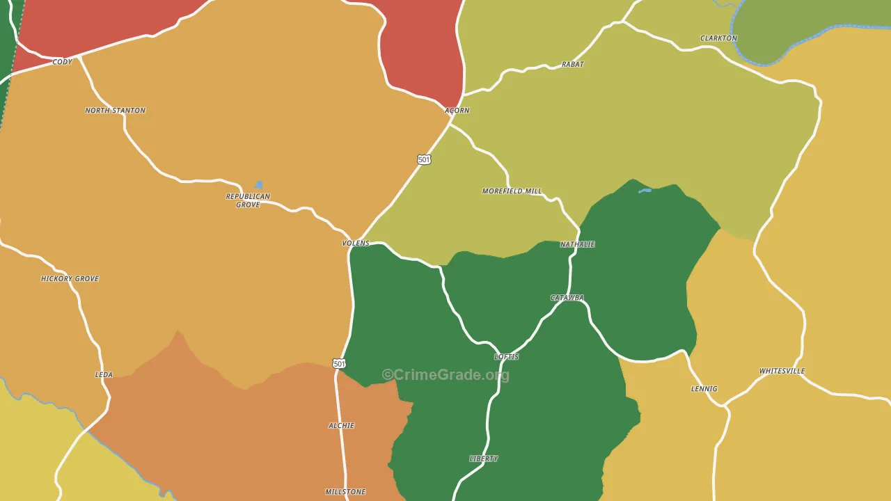 24577, VA Map of Theft Rates