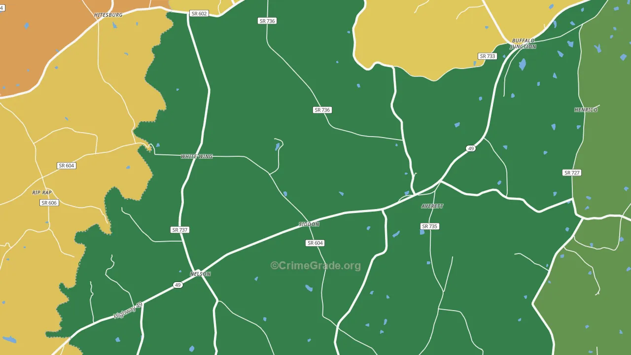 24580, VA Map of Theft Rates