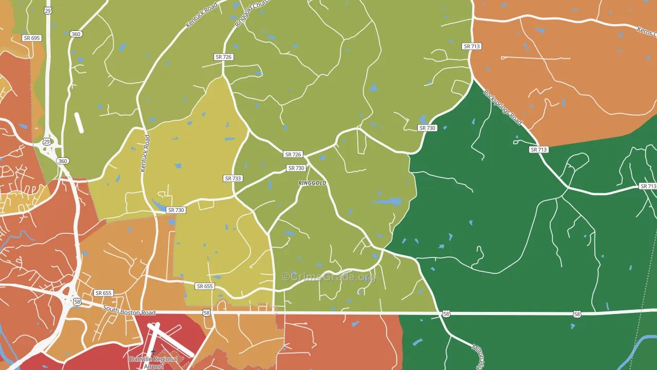 24586, VA Map of Theft Rates