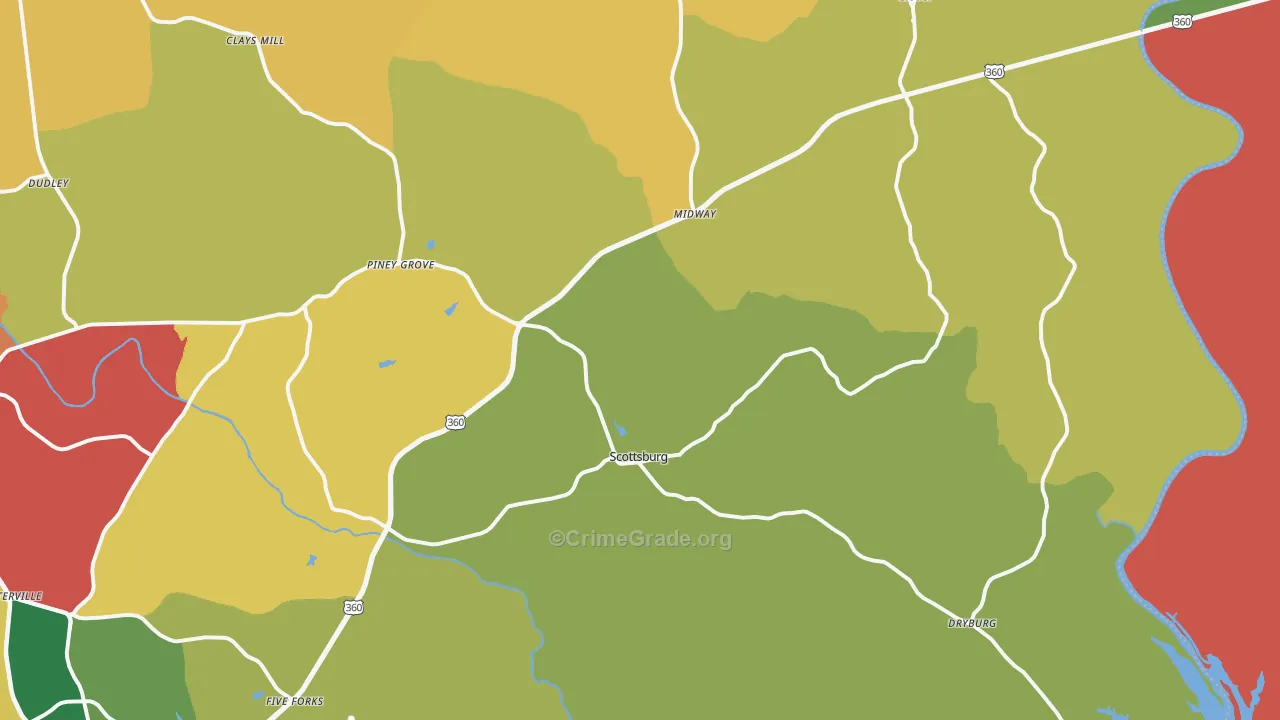 24589, VA Map of Theft Rates
