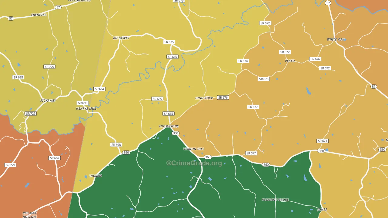 24597, VA Map of Theft Rates