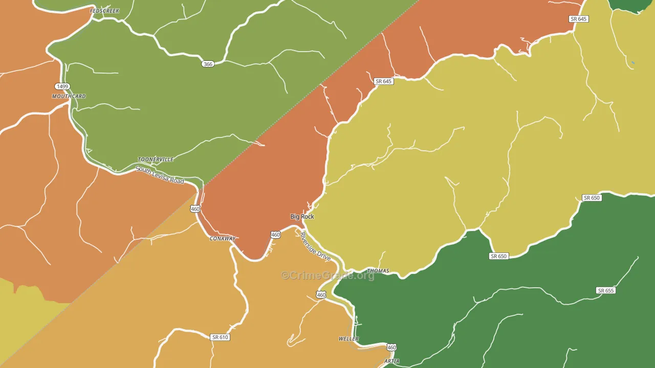 24603, VA Map of Theft Rates