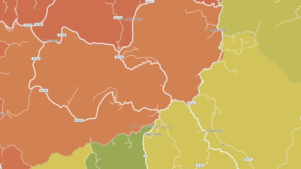 24622, VA Map of Theft Rates