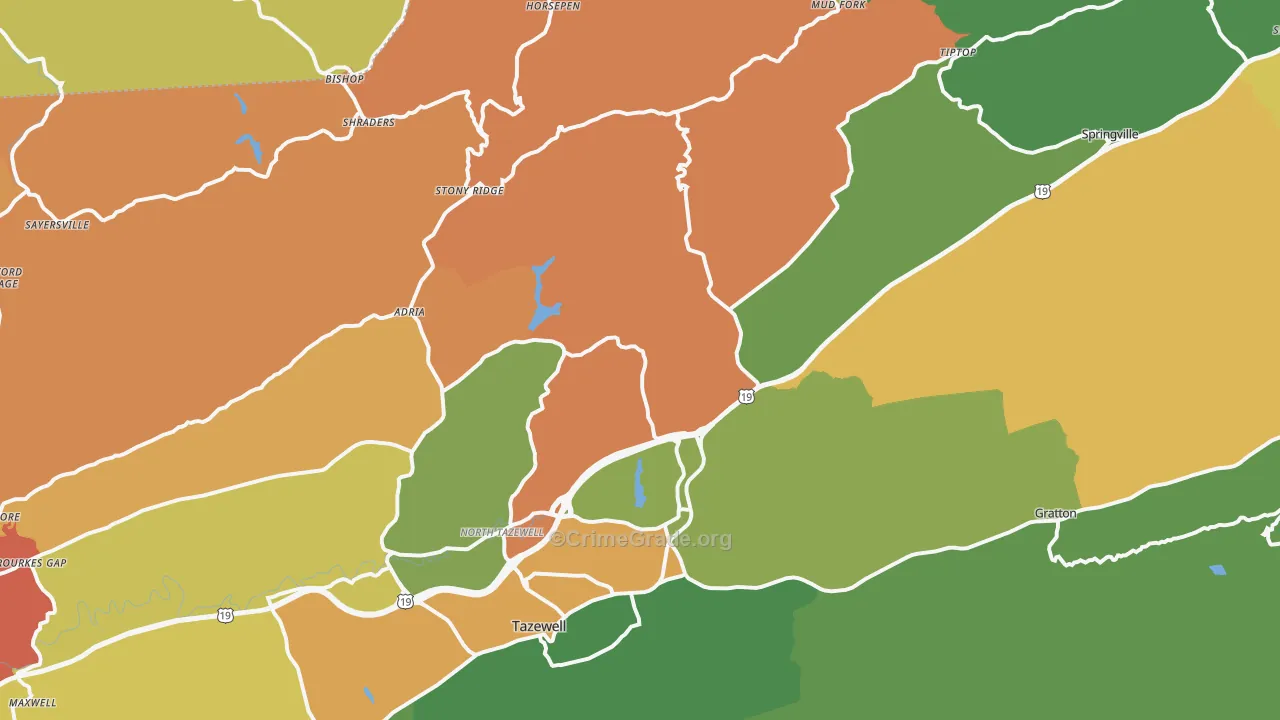 24630, VA Map of Theft Rates