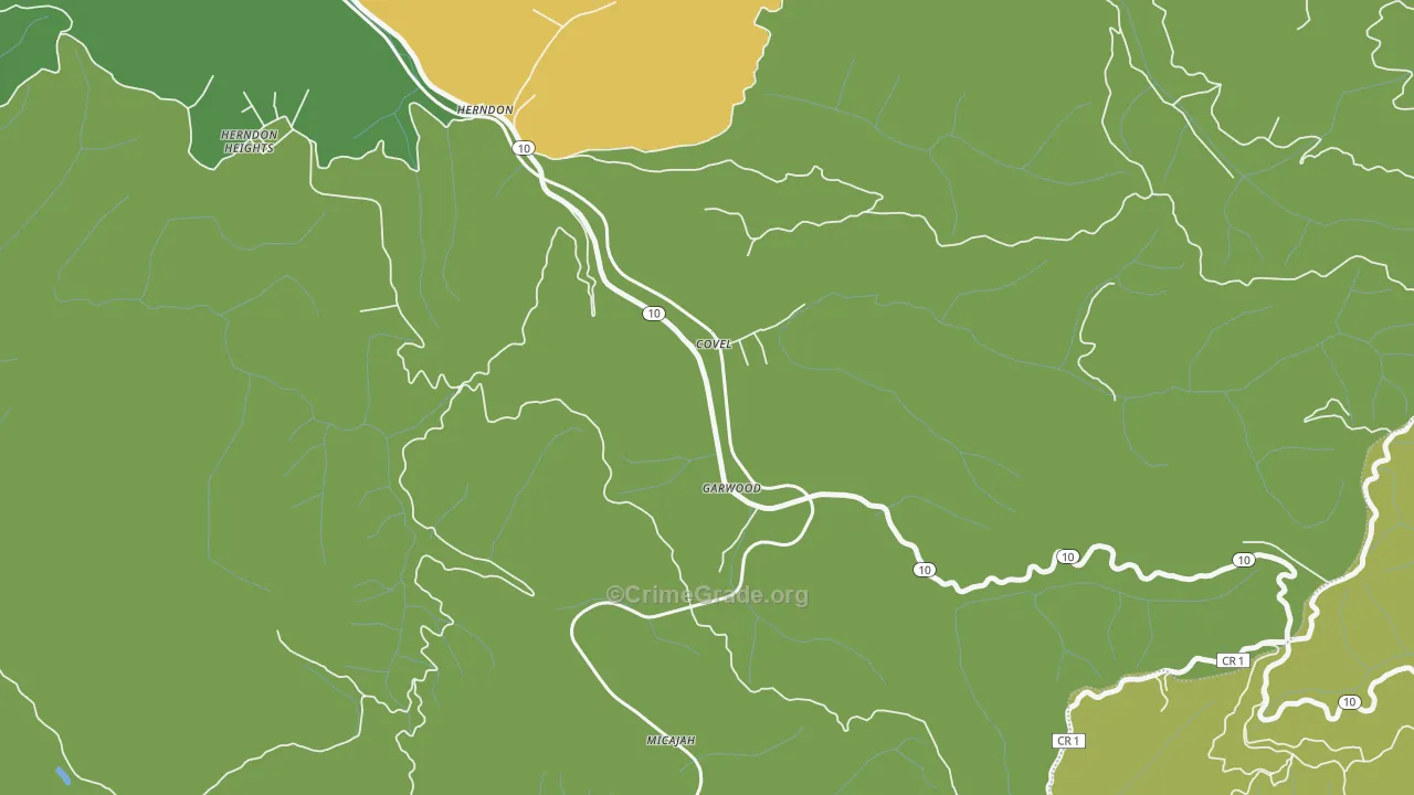 24719, WV Map of Theft Rates