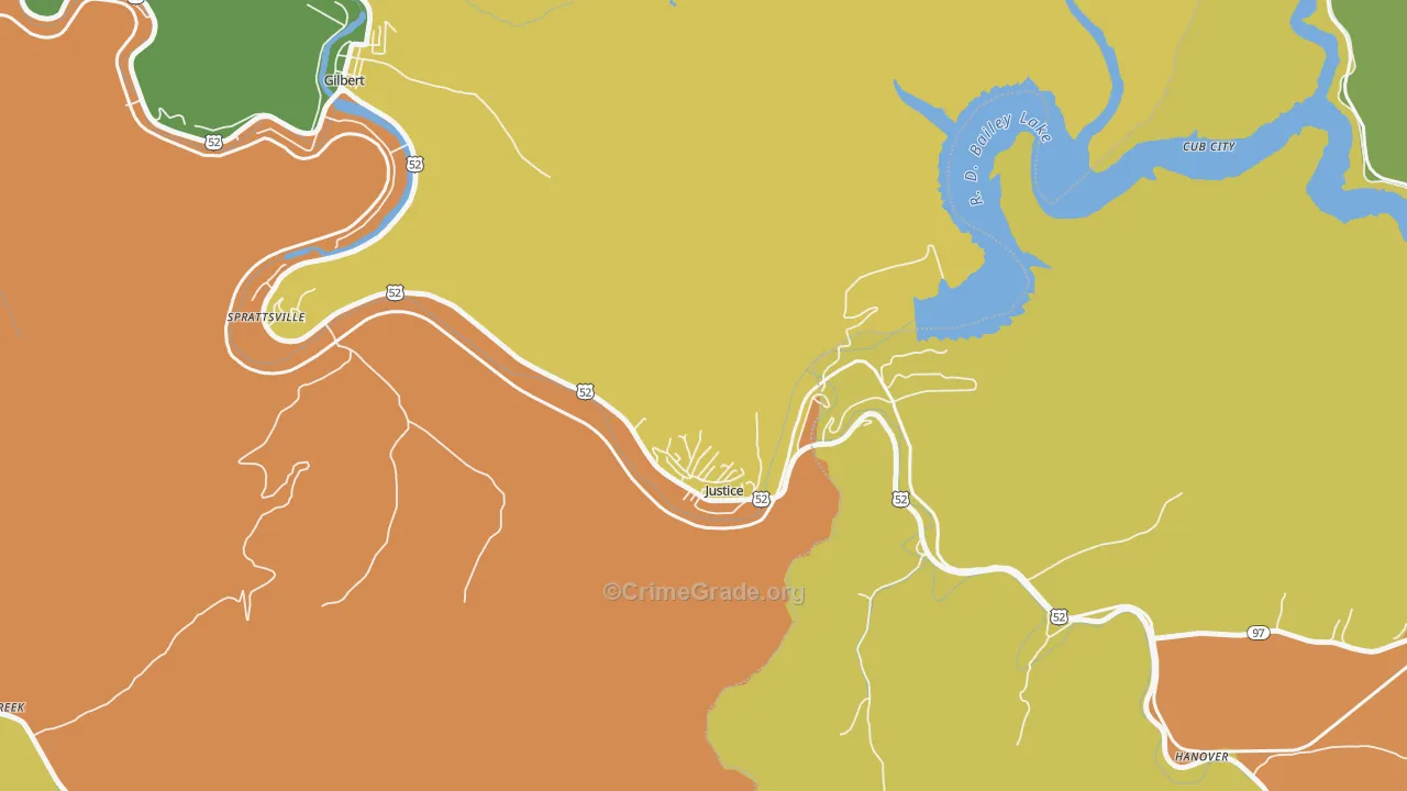 24851, WV Map of Theft Rates