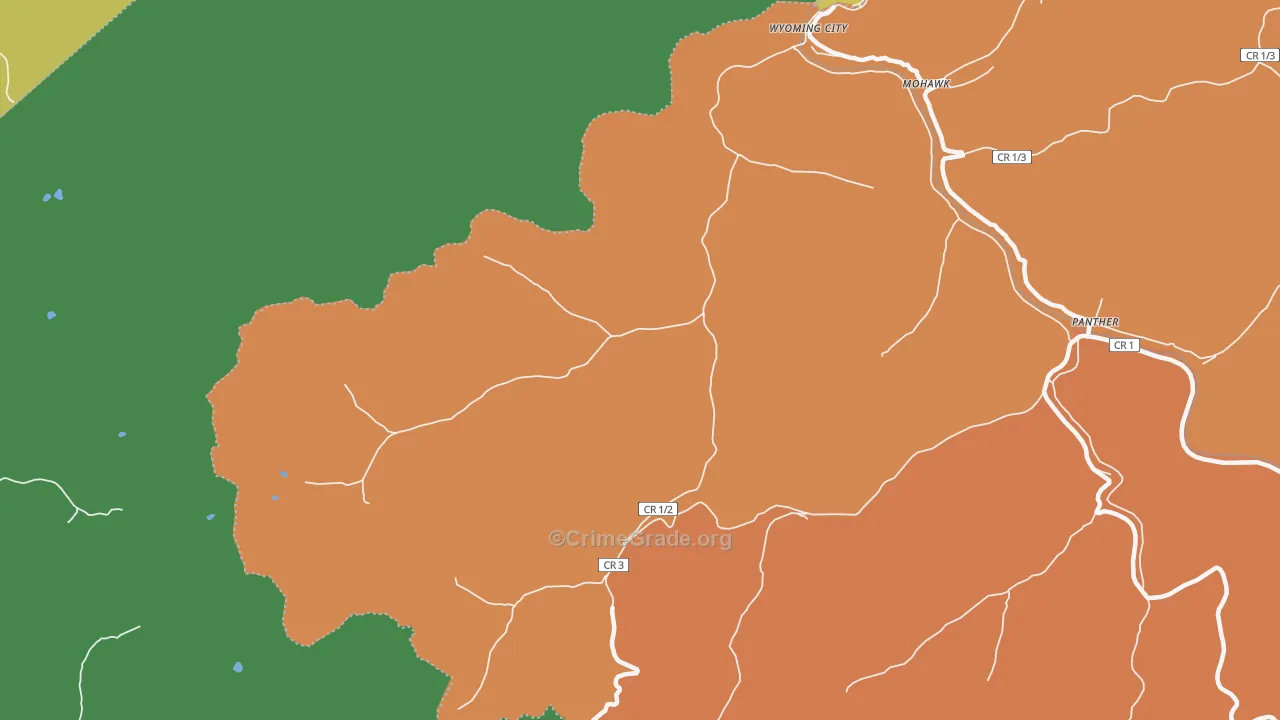 24862, WV Map of Theft Rates