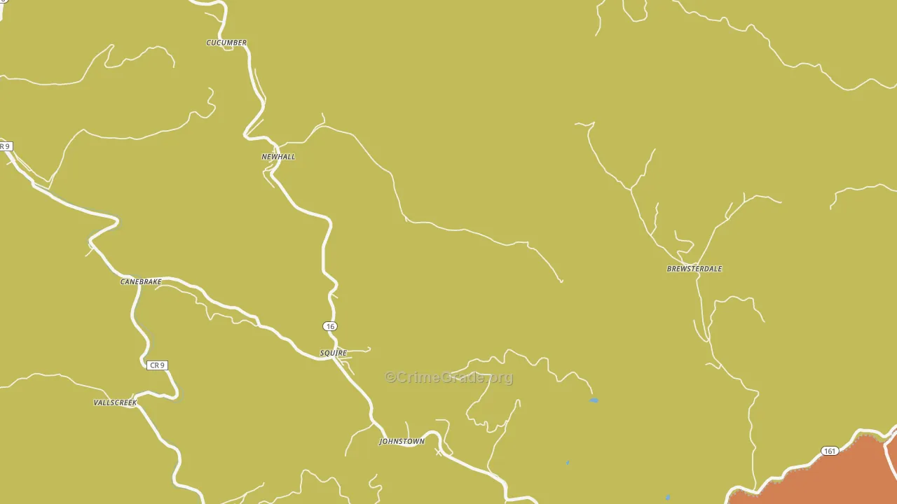 24866, WV Map of Theft Rates
