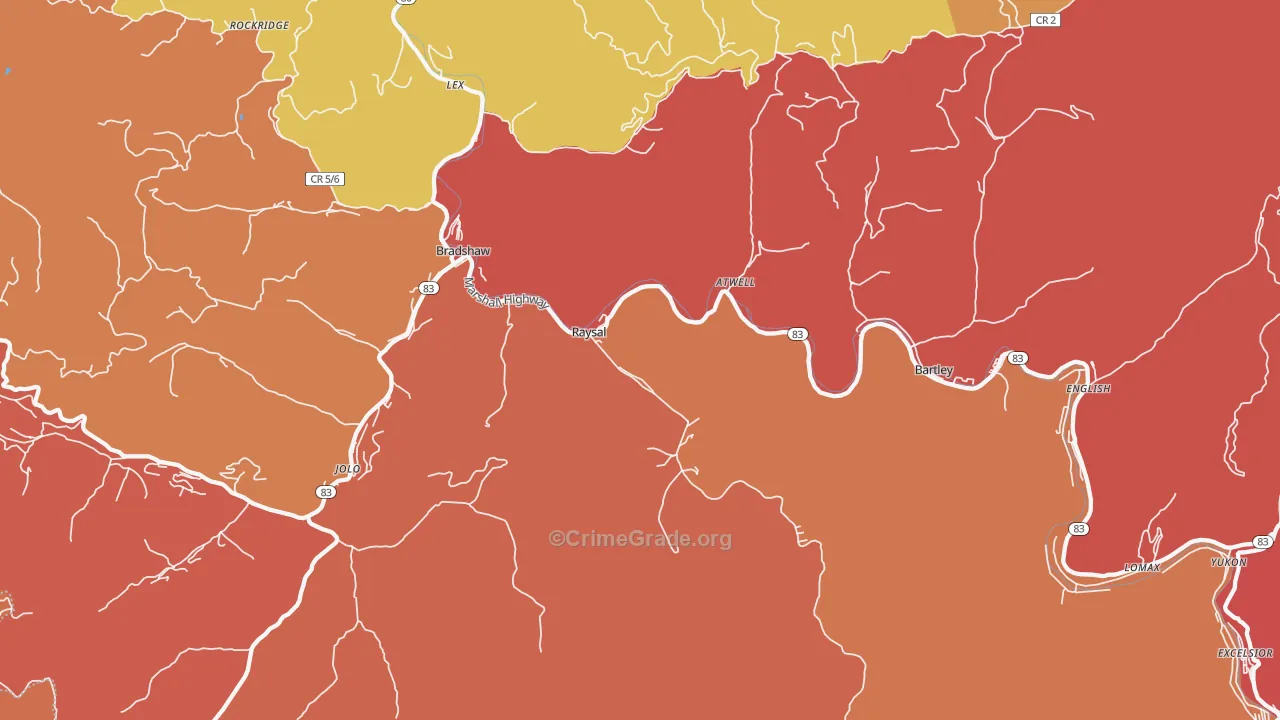 24879, WV Map of Theft Rates