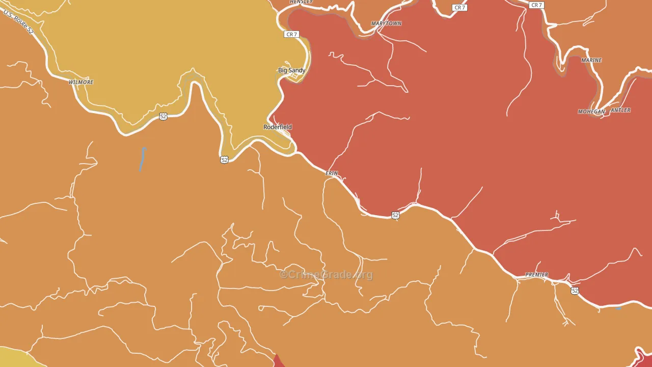 24881, WV Map of Theft Rates