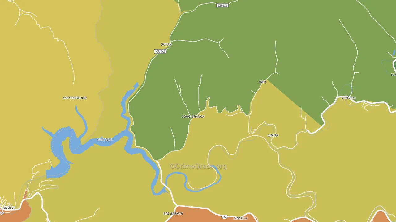 24882, WV Map of Theft Rates