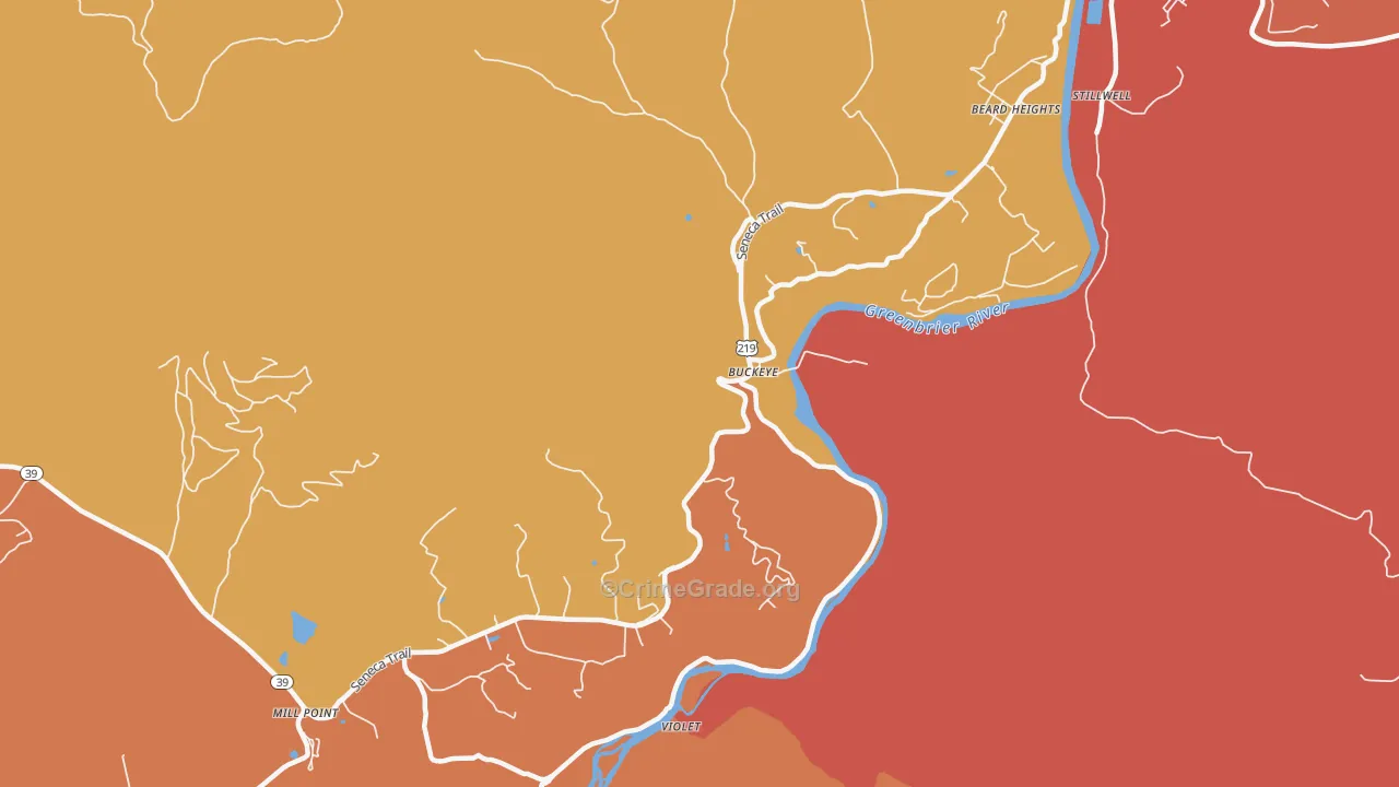 24924, WV Map of Theft Rates