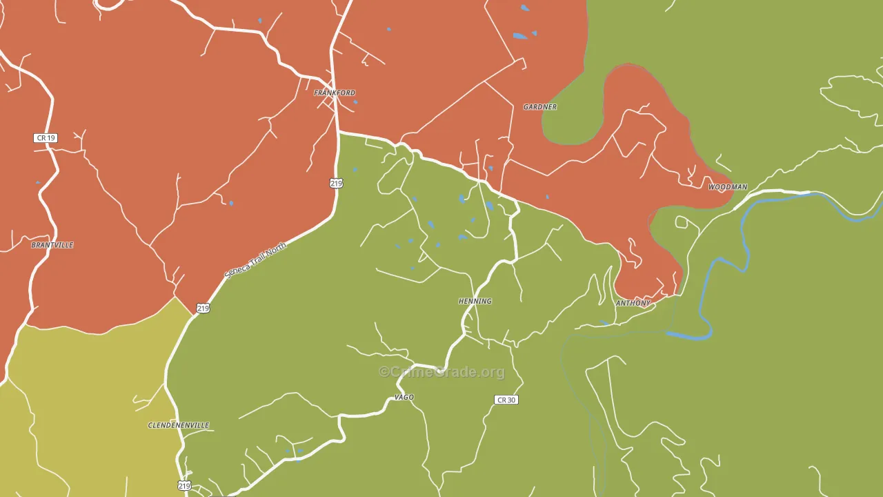 24938, WV Map of Theft Rates
