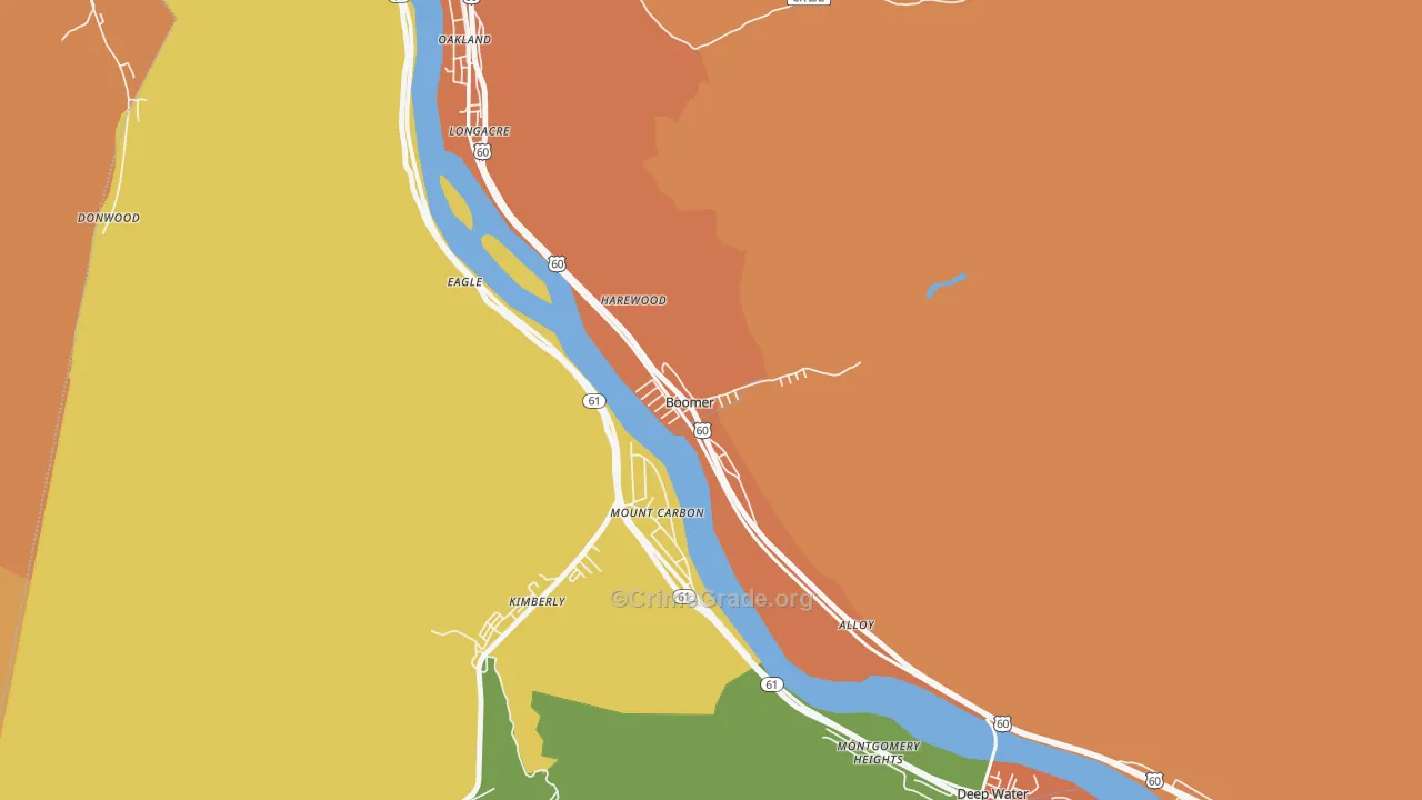 25031, WV Map of Theft Rates
