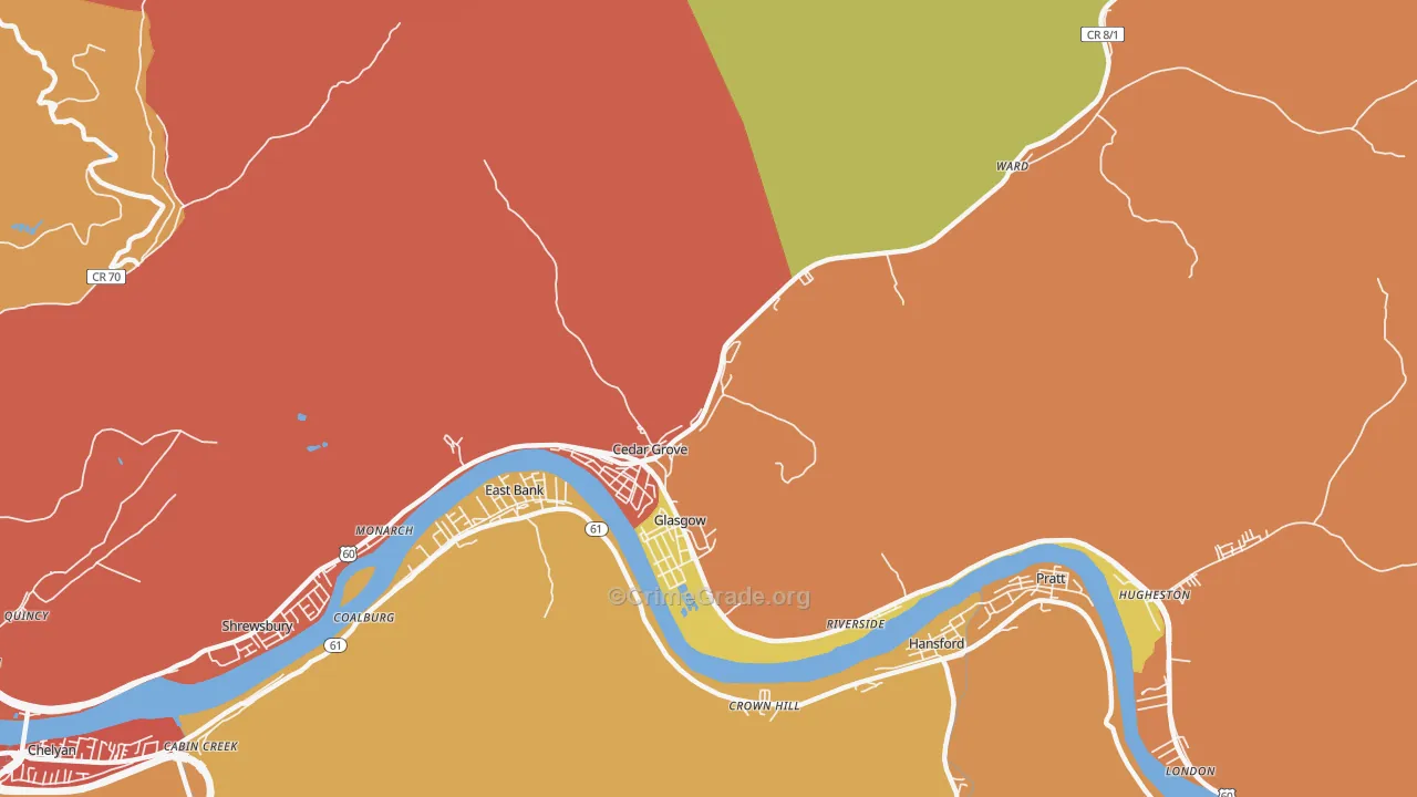 25039, WV Map of Theft Rates