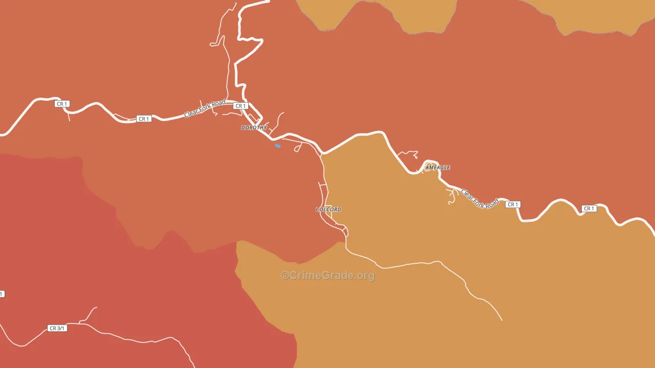 25048, WV Map of Theft Rates
