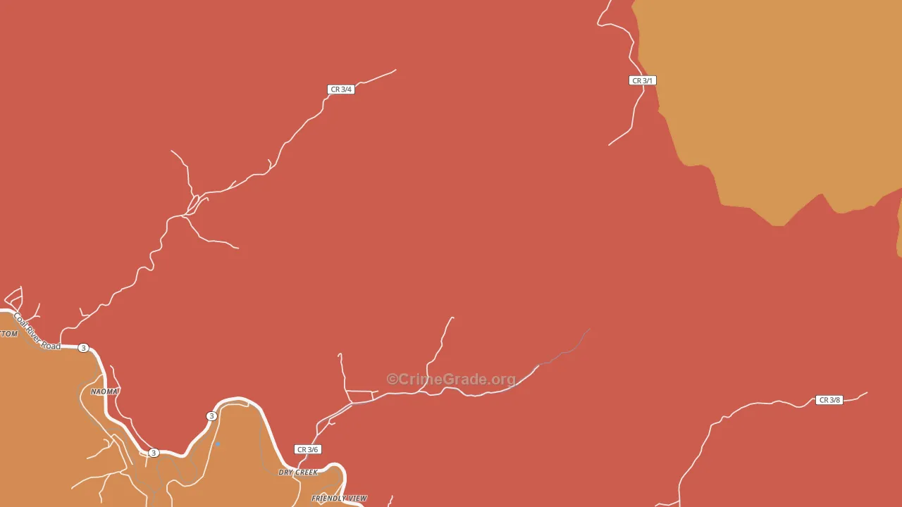 25062, WV Map of Theft Rates