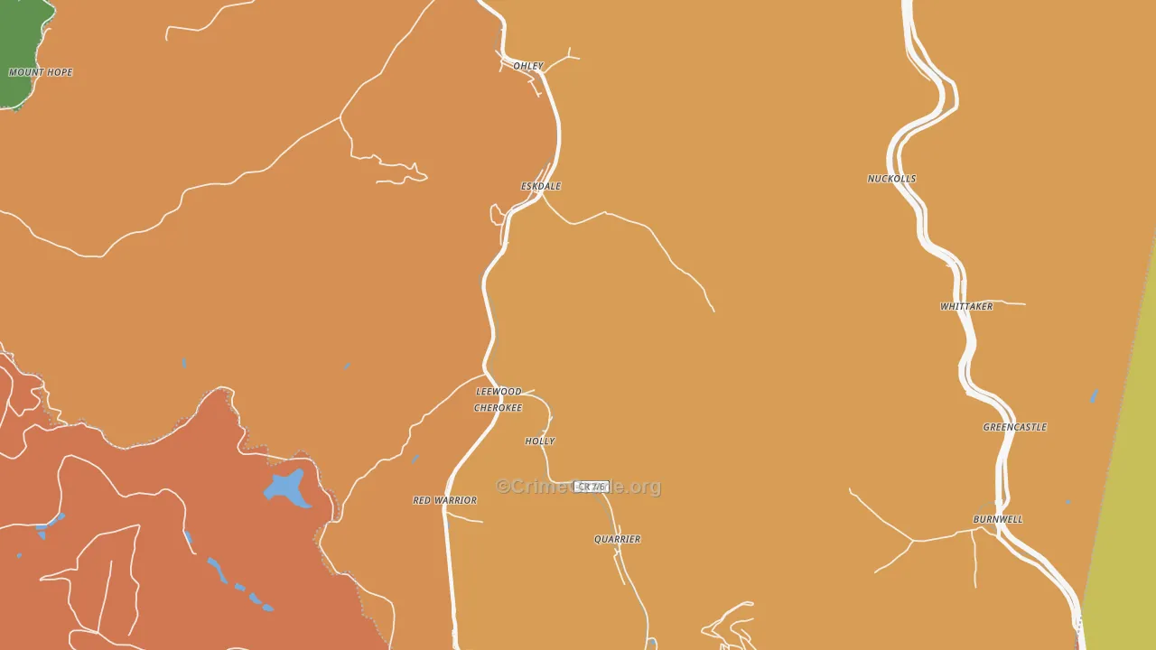 25075, WV Map of Theft Rates