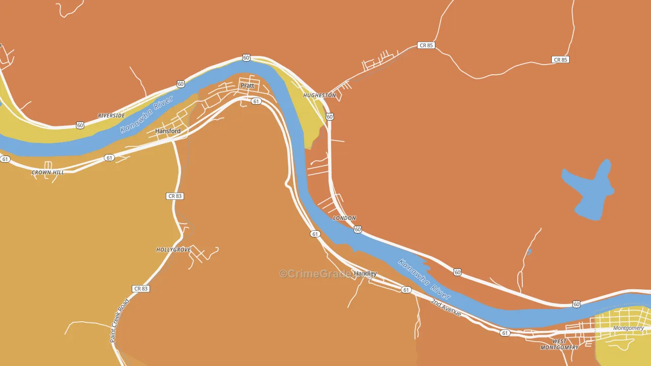 25126, WV Map of Theft Rates