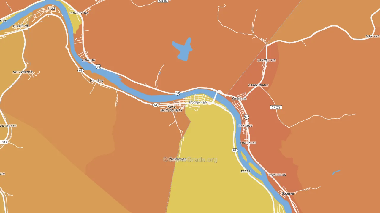 25136, WV Map of Theft Rates