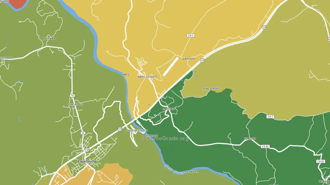 25862, WV Map of Theft Rates