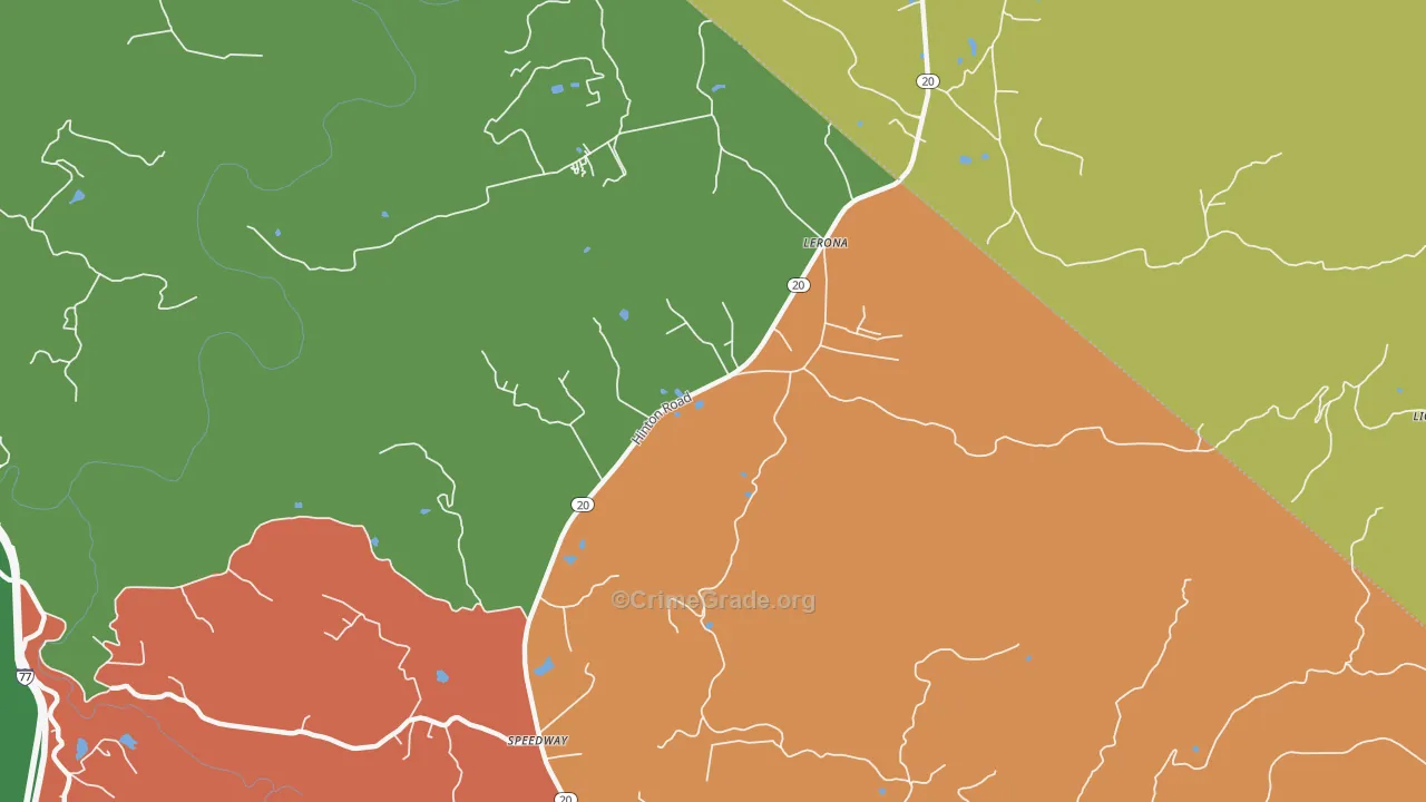25971, WV Map of Theft Rates