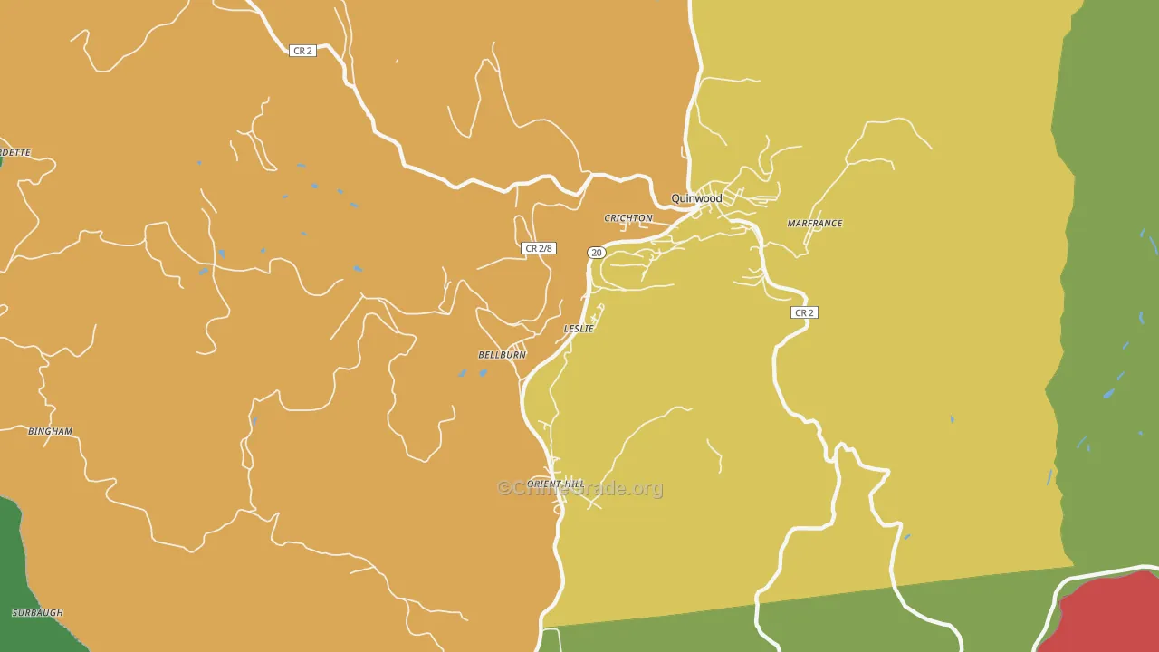 25972, WV Map of Theft Rates