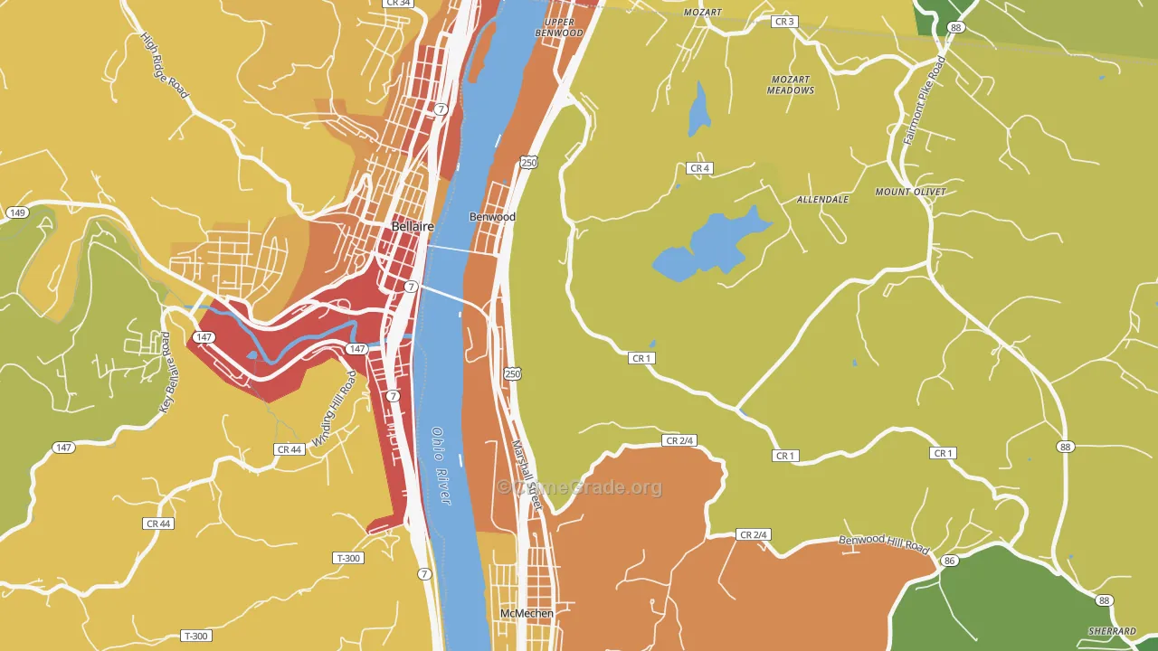 26031, WV Map of Theft Rates